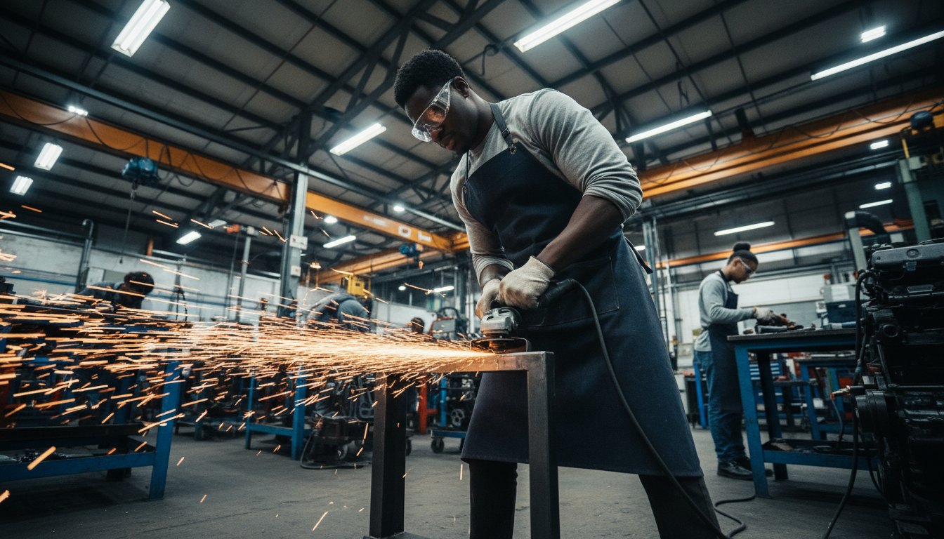 Skilled trades workshop representing CareerEd workforce pathways